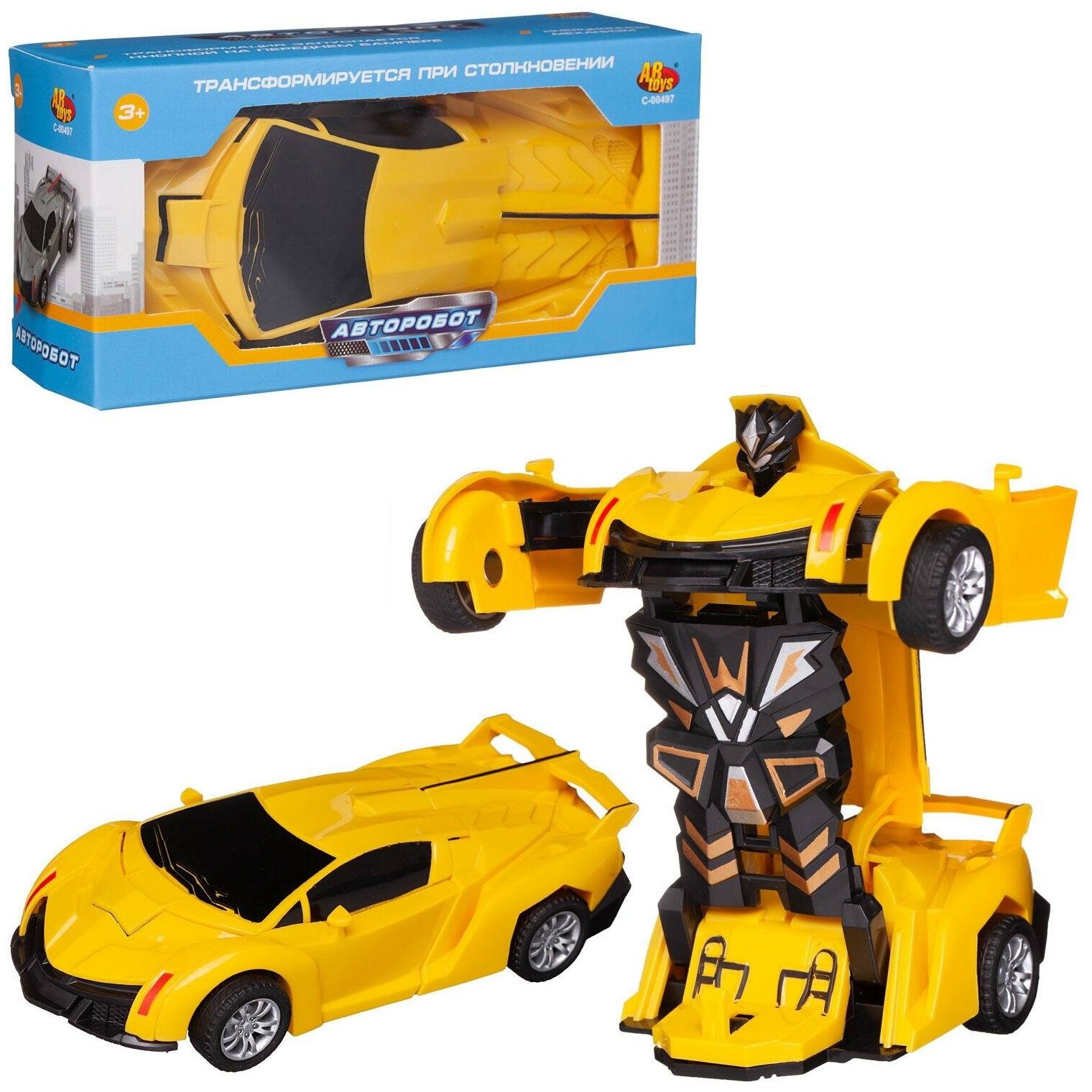 фото Робот-трансформер Junfa Вестник желтый Abtoys C-00497/желтый