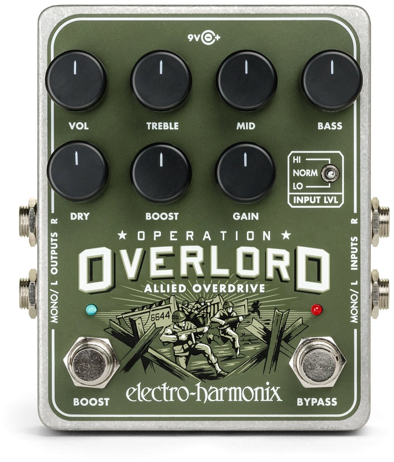 Electro-Harmonix (EHX) Operation Overlord Stereo Overdrive