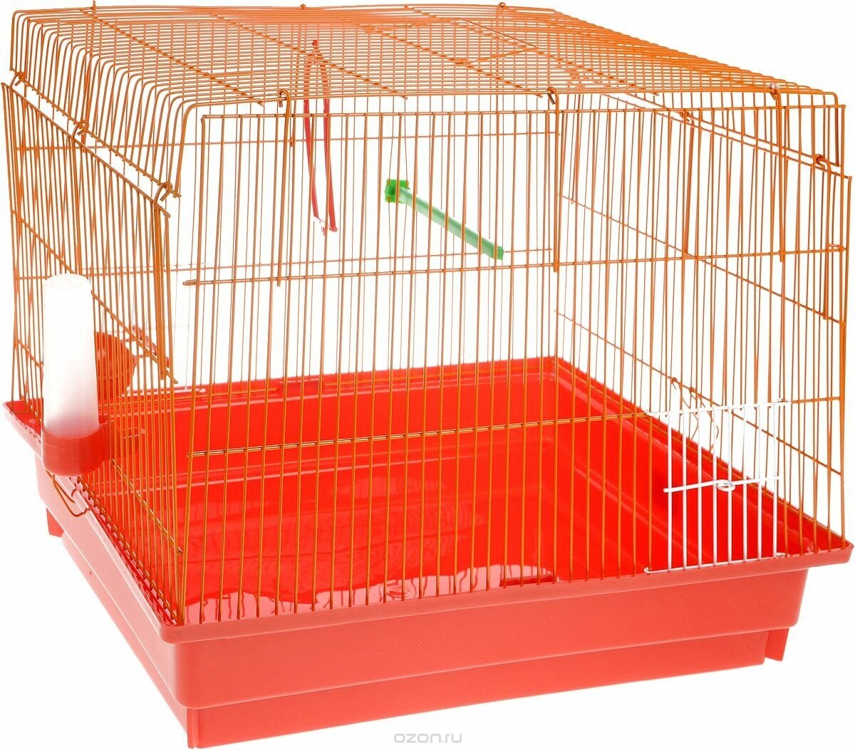 Клетка для птиц, попугаев большая 50*35*40 см, цвет микс - фотография № 7
