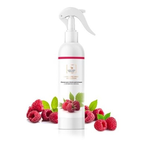 Лосьон до и после депиляции LEETOO с экстрактом малины 250 мл 550₽