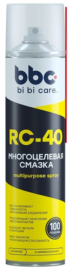 Смазка Многоцелевая Rc-40 400 Мл BiBiCare арт. 4007