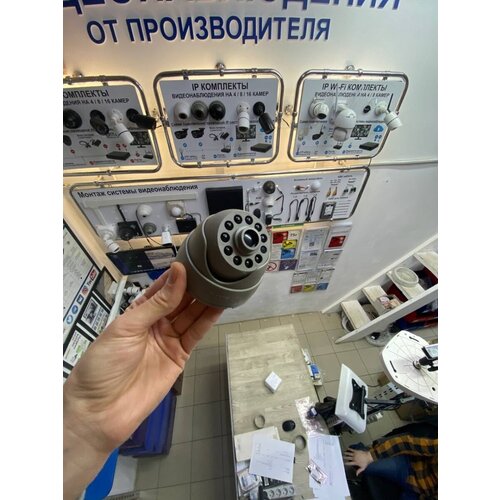 Муляж камеры видеонаблюдения серый (DVS310M)