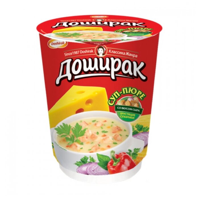 Doshirak Суп-пюре со вкусом сыра 30 г