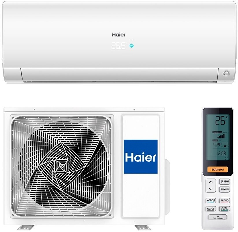 Настенный кондиционер (сплит-система) Haier Серия FLEXIS AS25S2SF2FA-W/1U25S2SM3FA