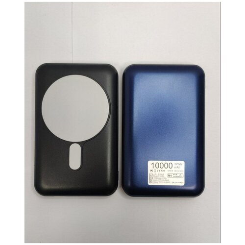 Внешний аккумулятор MagSafe Power Bank 10000 mAh для айфона пауэрбанк синий 251100₽