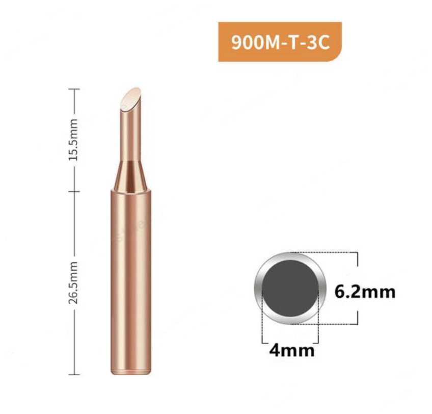 Жало паяльное медное 900M-T-K