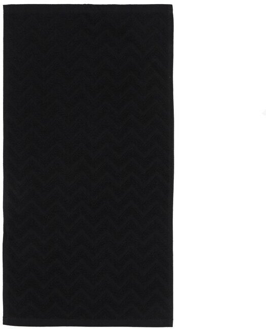 LoveLife Полотенце махровое LoveLife Zig-Zag, 70х130 см, цвет чёрный, 100% хл, 450 гр/м2