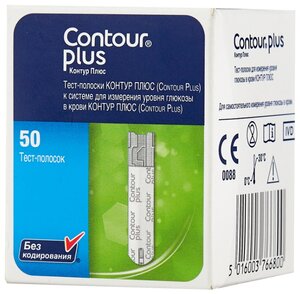 Contour тест-полоски Plus, 50 шт.