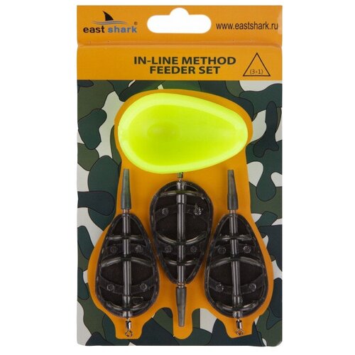 фото Набор флэт 3 кормушки + пресс-форма 80 г eastshark