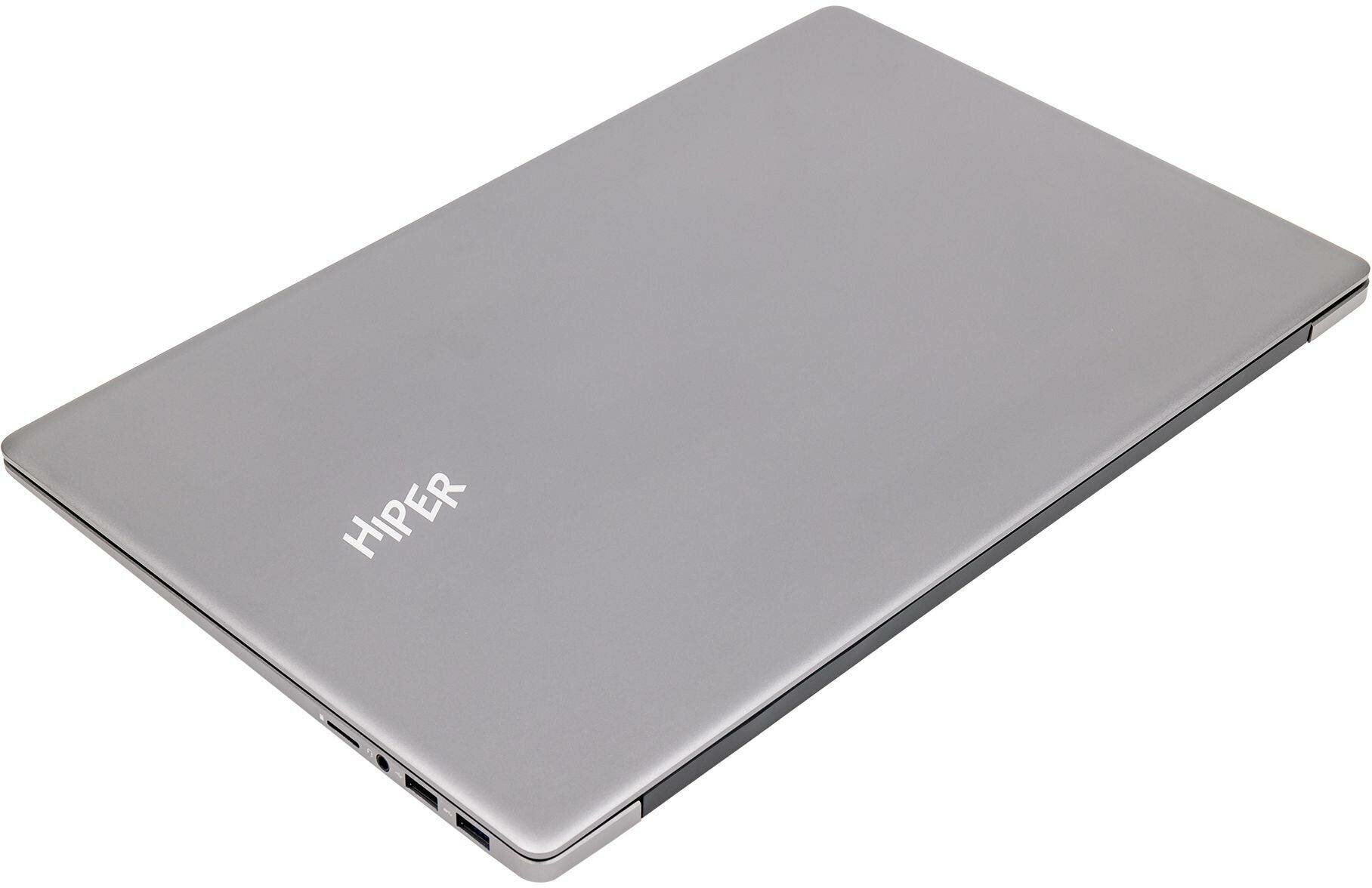 Ноутбук Hiper Expertbook MTL1601, 16.1", IPS, Intel Core i5 1235U, DDR4 16ГБ, SSD 512ГБ, Intel Iris Xe graphics, серебристый (mtl1601b1235uds) - фото №6