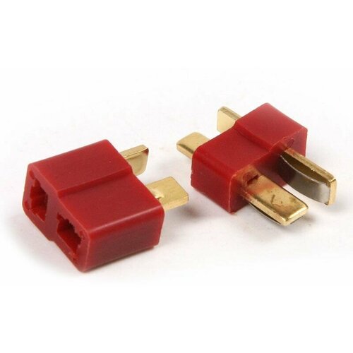 Разъемы силовые Amass T-Plug Deans 1015-M и 1015-F (пара, папа+мама) 50А 500В