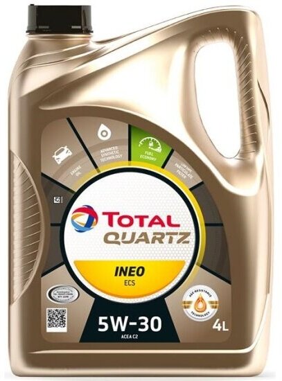 Моторное масло Total Quartz INEO ECS 5W30 4 л