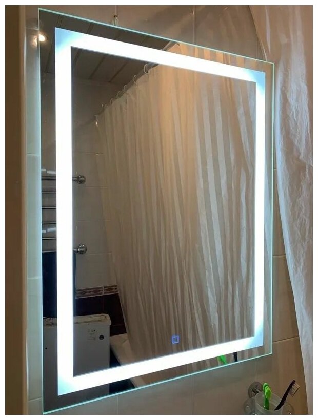 Сенсорное зеркало с Led подсветкой для ванной комнаты - фотография № 3
