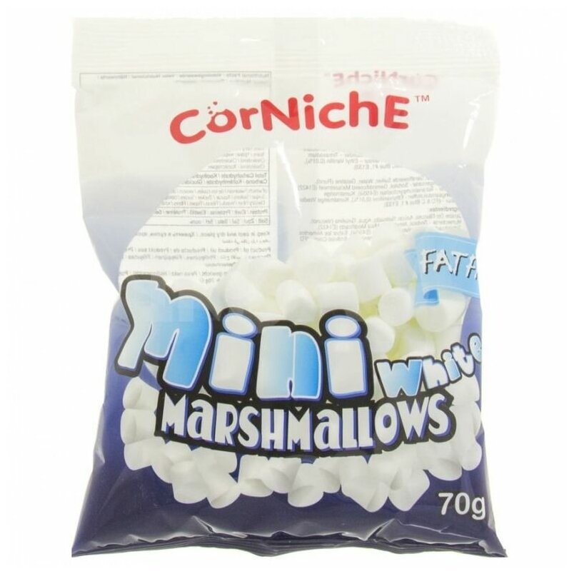 Маршмеллоу Мини белый (Marshmallows White) 70 г зефир - фотография № 2