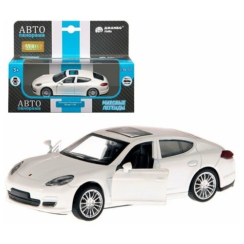 Модель 1:43 Porsche Panamera S, белый 1251255JB Автопанорама