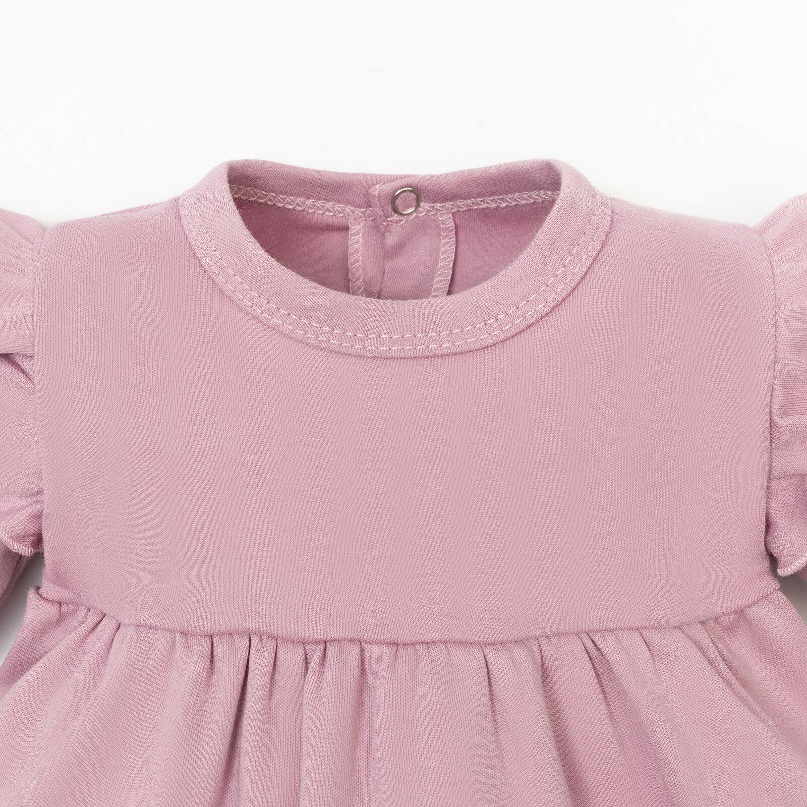 Платье-солнце Крошка Я, хлопок, размер 74-80, розовый - фотография № 3