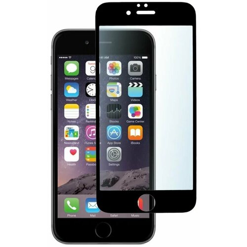 Защитное стекло для iPhone 6 Plus / 6s Plus, на Айфон 6 Плюс / 6s Плюс, на весь экран , противоударное, 1+1 В подарок