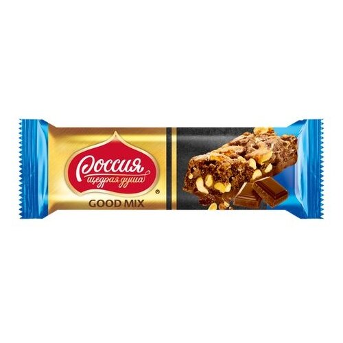 фото Батончик россия - щедрая душа! good mix заводной шоколад, 33 г nestlé