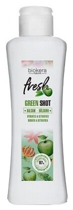 Salerm Cosmetics бальзам для волос Fresh Green Shot с зеленым чаем и алое вера, 300 мл