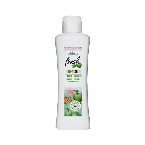 Salerm Cosmetics бальзам для волос Fresh Green Shot с зеленым чаем и алое вера, 300 мл