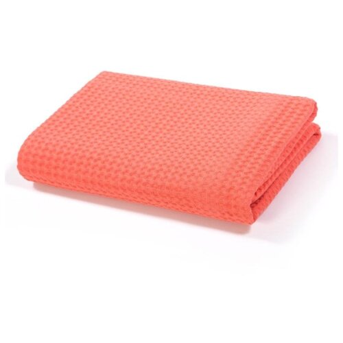 фото Полотенце банное "арт дизайн" вафельное; коралловое; размер 70 х 140 артдизайн