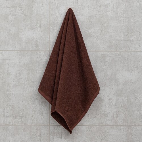 Махровое полотенце Sandal "оптима" 50*90 см, плотность 380 гр, цвет - коричневый