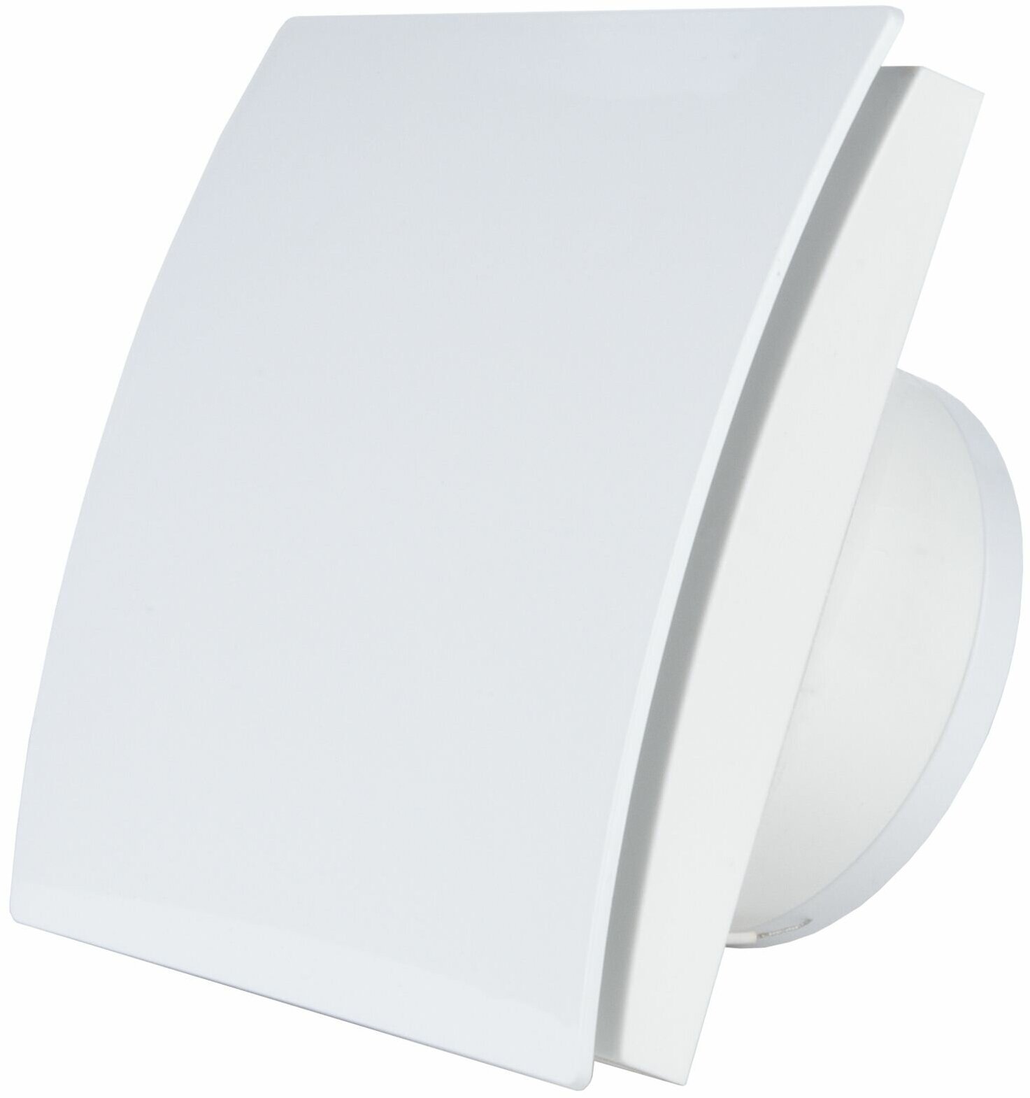Вентилятор вытяжной для ванны MM-Р-01 дизайнерский, сверхмощный, пластик гнутый, белый, с обратным клапаном Mmotors - фотография № 1