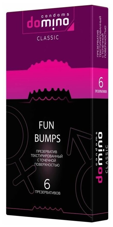 Текстурированные презервативы DOMINO Classic Fun Bumps -