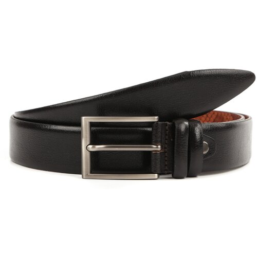 фото Ремень fabretti, натуральная кожа, металл, для мужчин, размер 120, длина 120 см., коричневый