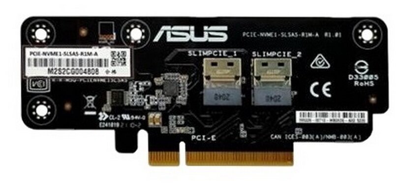 Контроллер ASUS RS300-E11/PCIE-NVME1-SLSAS-R1M-A