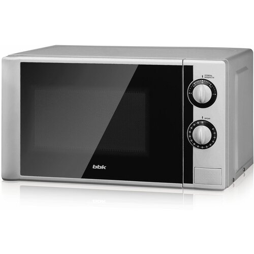 Микроволновая печь BBK 20MWS-708M/BS серебристая, 20 л, 700 Вт — купить, цена, характеристики