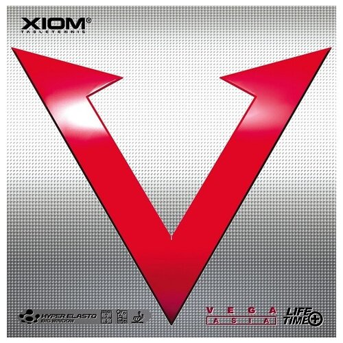 фото Накладка для настольного тенниса xiom vega asia, red, max