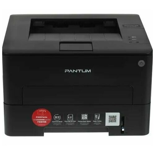 Принтер лазерный Pantum P3020D P3020D черный - черно-белая печать A4 600x600 dpi чб - 30 стрмин A4 USB 20 3338900₽