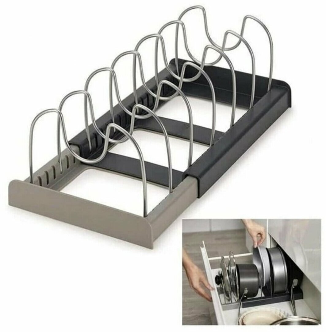 фото Подставка держатель сушилка для крышек тарелок посуды