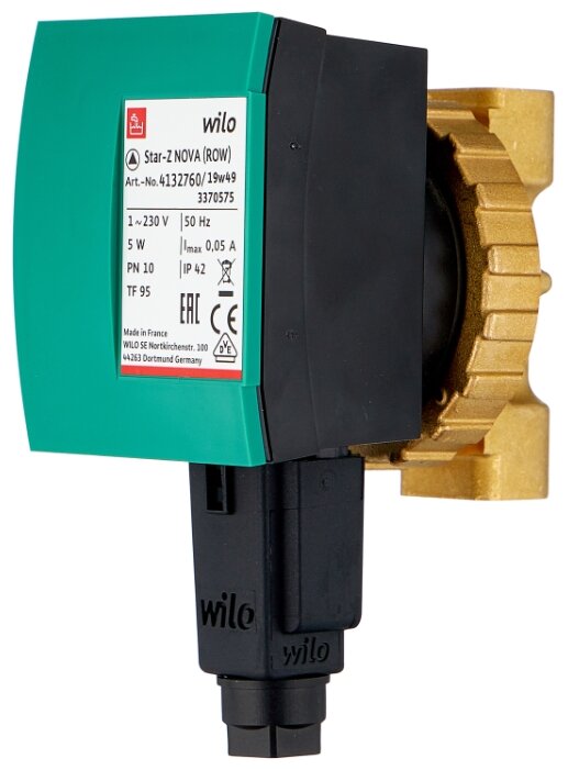 Циркуляционный насос Wilo Star-Z Nova (5 Вт) — купить по выгодной цене ...