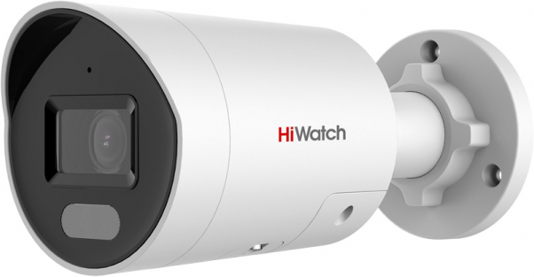 Видеокамера Hiwatch IPC-B042C-G2/UL (2,8mm) 4Мп уличная цилиндрическая IP-камера с LED-подсветкой до 40м, стробоскопом и динамиком