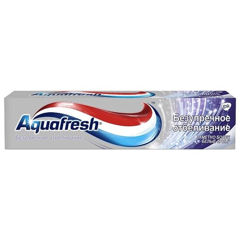 фото Зубная паста Aquafresh Безупречное Отбеливание, 100 мл