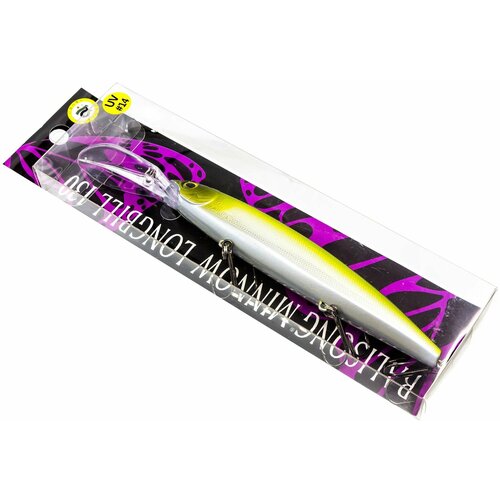 Воблер Grows Culture BALISONG MINNOW LONGBILL 130SF UV#14, 130 мм, 26.5 гр, медленно всплывающий, до 3 м