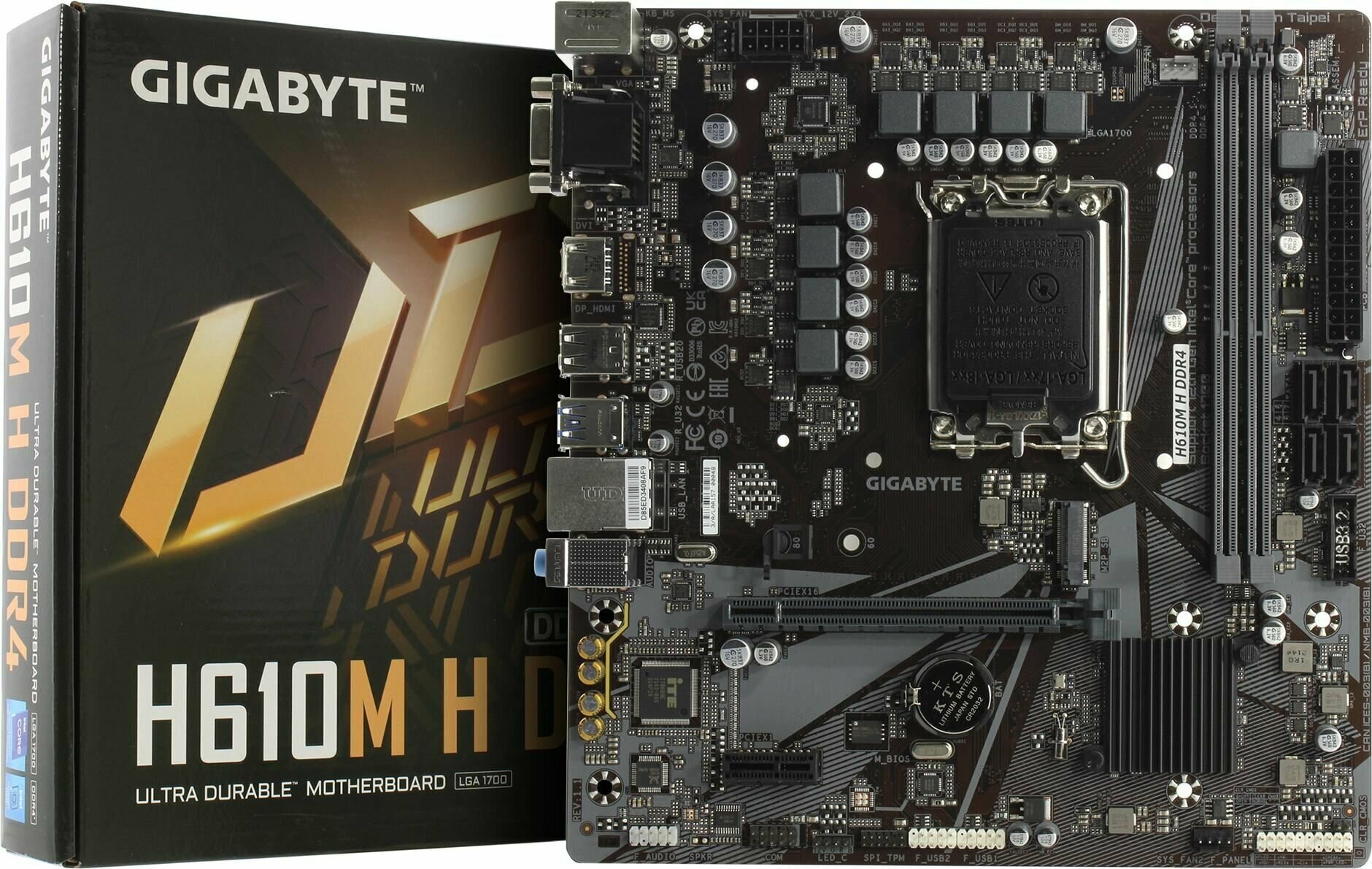 Материнская плата GIGABYTE H610M H DDR4 (rev 11/13)