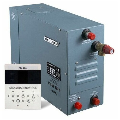 Парогенератор Coasts KSA-60 6 кВт 220В с выносным пультом KS-150 5678000₽