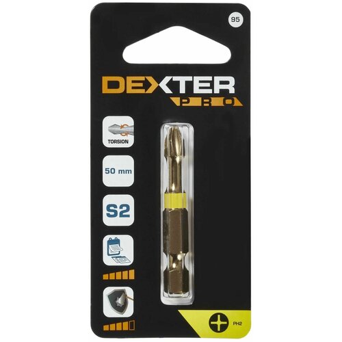 Бита крестовая Dexter Pro XM95DP-1 PH2x50 мм