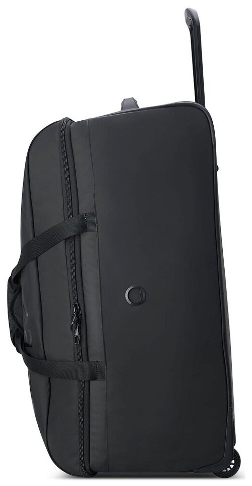Сумка дорожная тележка для багажа Delsey, 107 л, 78х39.5х38 см, черный