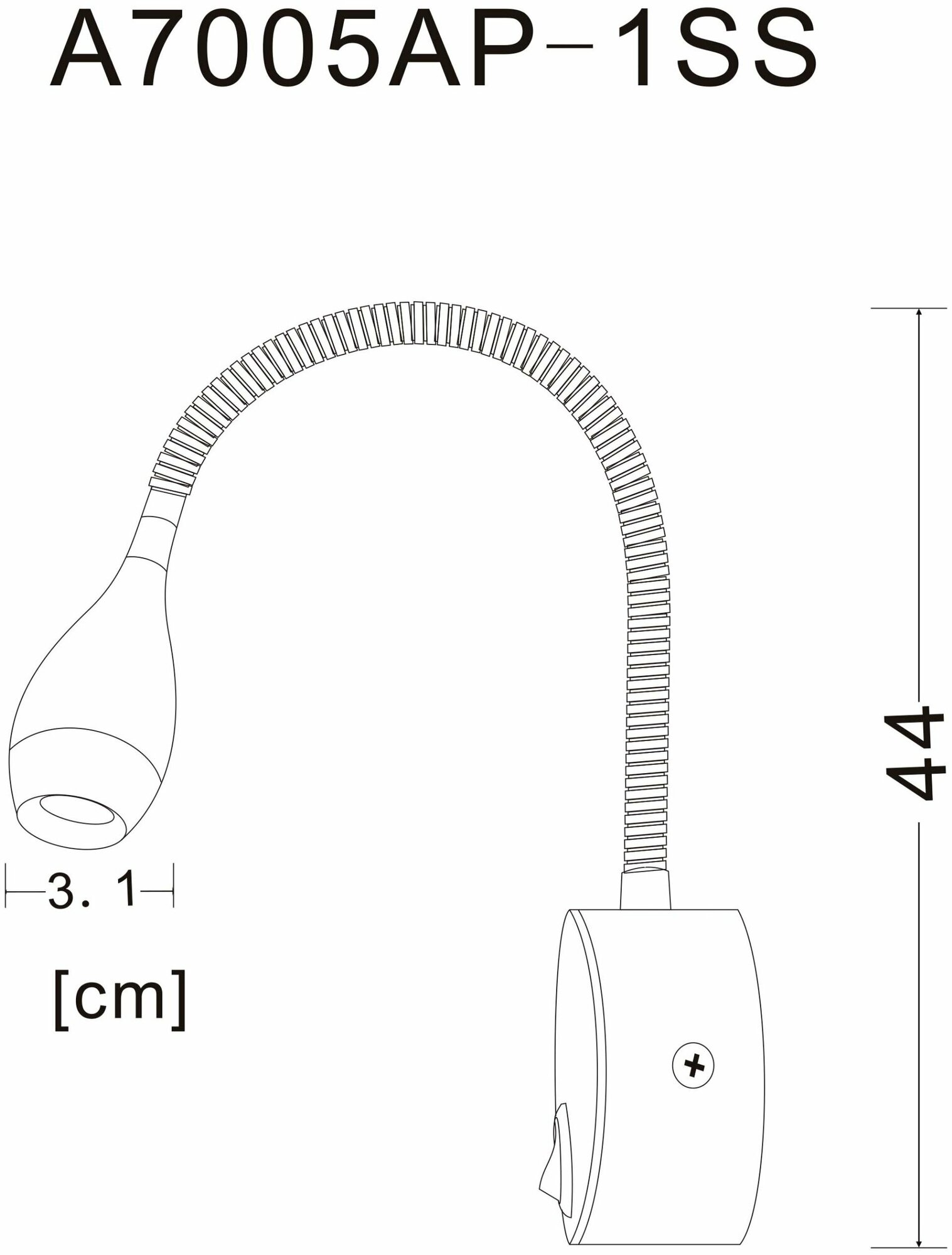 Светильник настенный Arte Lamp A7005AP-1SS