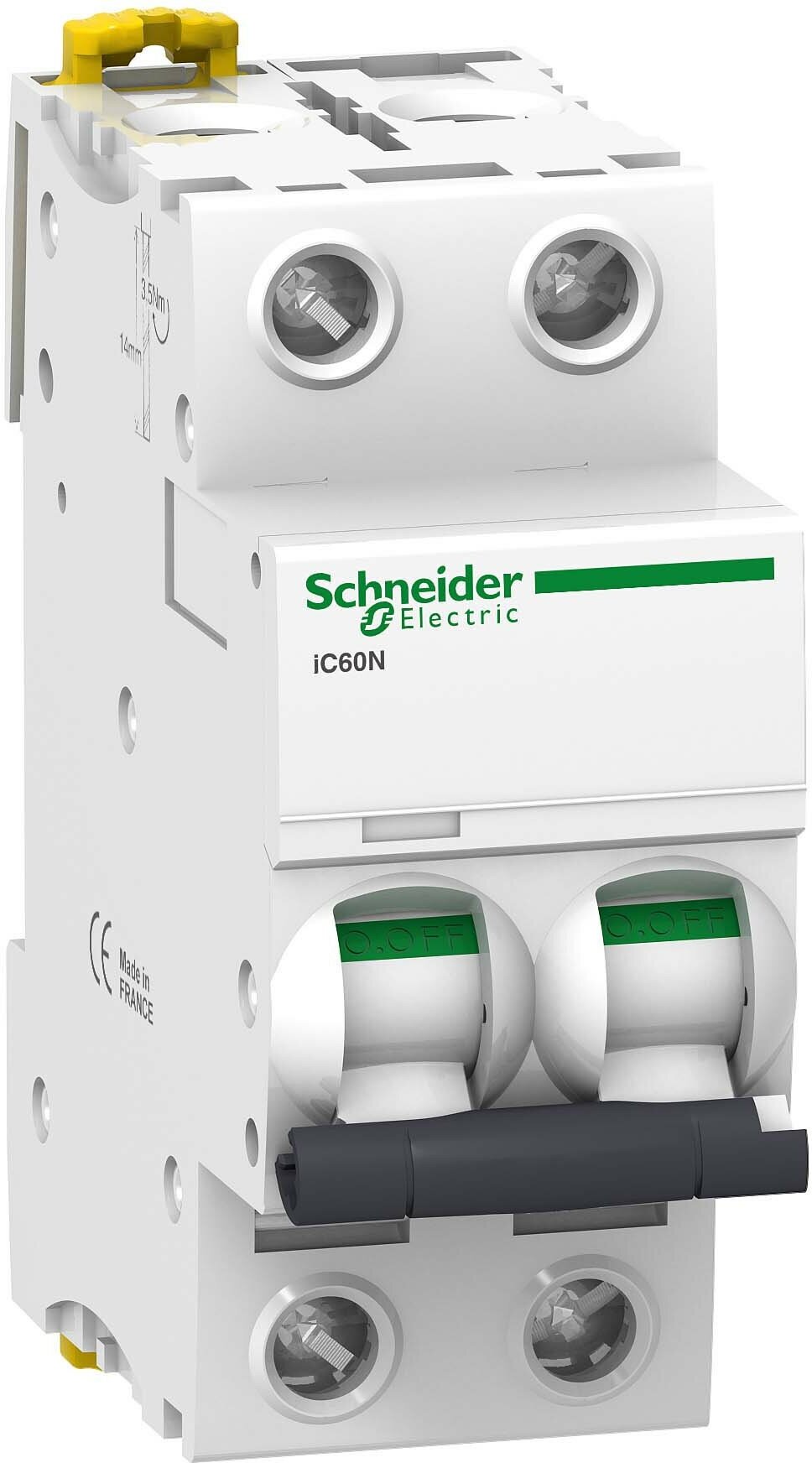 Acti 9 A9F78216 Автоматический выключатель двухполюсный 16А (6 кА, B) Schneider Electric - фото №2