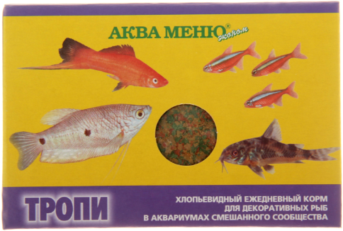 Корм универсальный Аква меню для всех видов рыб, 11 г