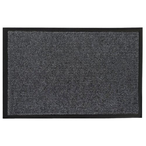 фото Коврик влаговпитывающий "ребристый" 50* 80 см (серый) (1/10) "sunstep" 35-041