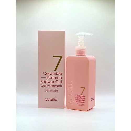 гель для душа masil парфюмированный гель для душа 7 ceramide perfume shower gel cherry blossom Керамидный гель для душа Cherry Blossom 300ml