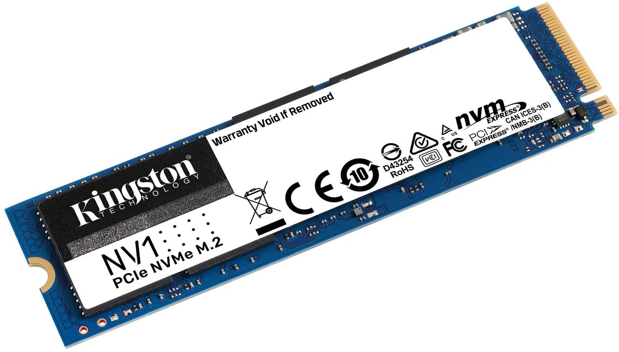 SSD накопитель Kingston NV1 250ГБ, M.2 2280, PCI-E x4, NVMe - фото №11