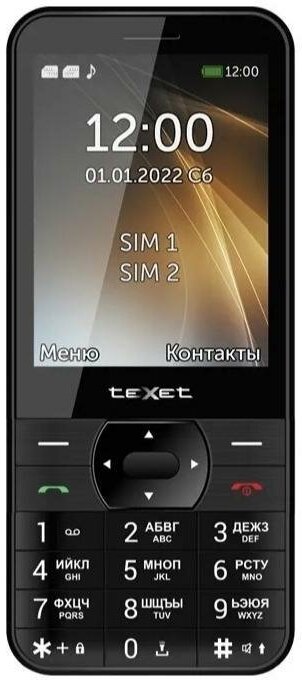 Мобильный телефон teXet TM-423 Чёрный