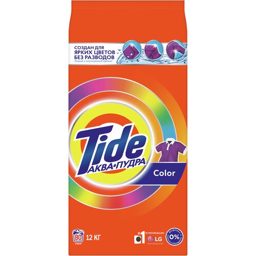 Стиральный порошок Tide Автомат Color 80 стирок 12 кг.